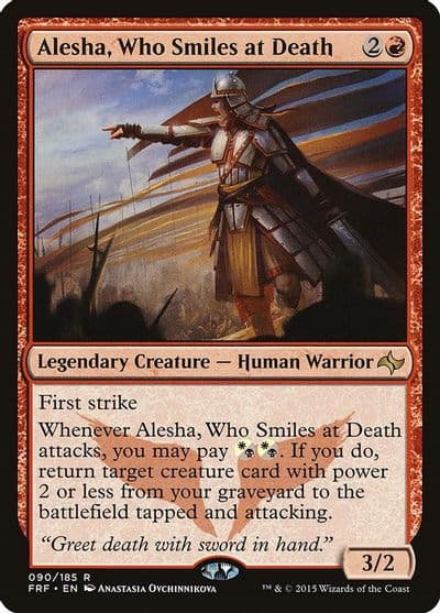 Alesha Who Smiles at Death Fate Reforged Magic card