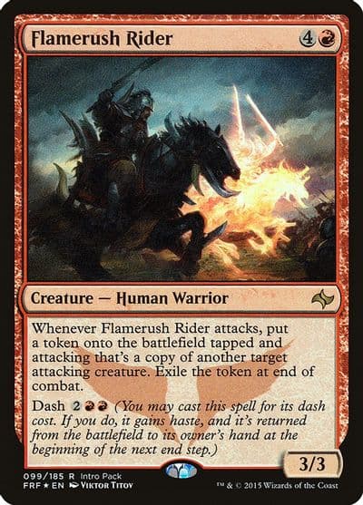 Flamerush Rider Unique and Miscellaneous Promos Magic card