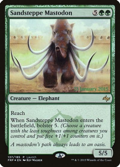 Sandsteppe Mastodon Launch Party & Release Event Promos Magic card