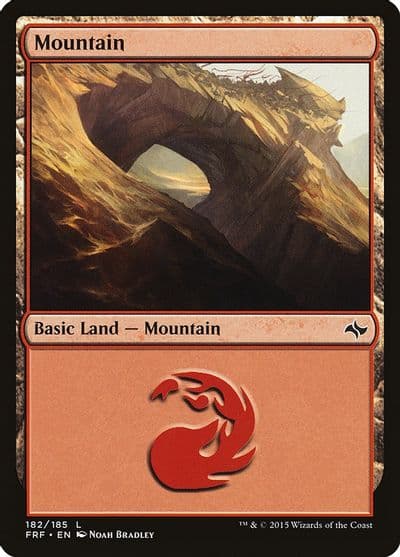 Mountain 182 Fate Reforged Magic card