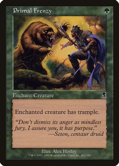 Primal Frenzy Odyssey Magic card