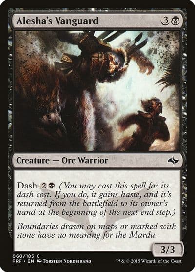 Aleshas Vanguard Fate Reforged Magic card