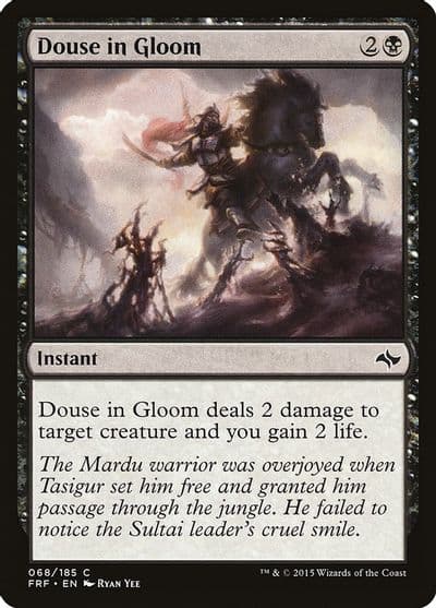 Douse in Gloom Fate Reforged Magic card
