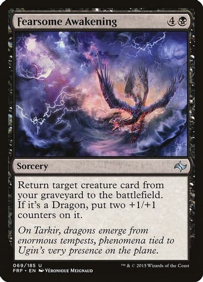 Fearsome Awakening Fate Reforged Magic card