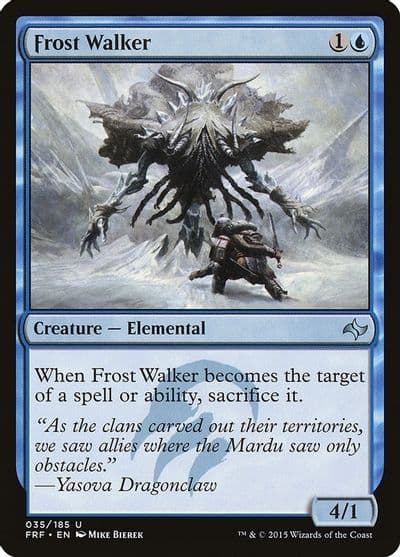 Frost Walker Fate Reforged Magic card