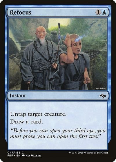 Refocus Fate Reforged Magic card