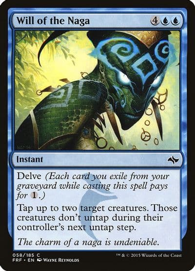 Will of the Naga Fate Reforged Magic card