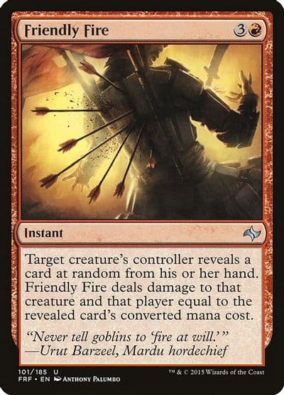 Friendly Fire Fate Reforged Magic card