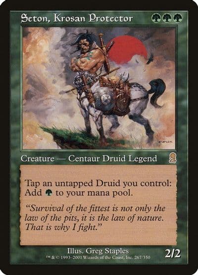 Seton Krosan Protector Odyssey Magic card
