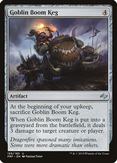 Goblin Boom Keg Fate Reforged Magic card