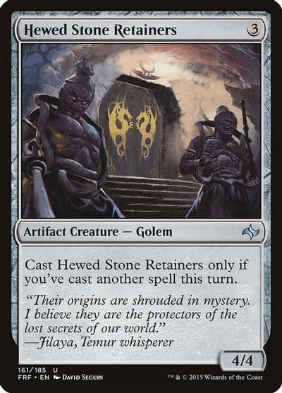 Hewed Stone Retainers Fate Reforged Magic card