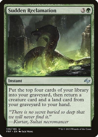 Sudden Reclamation Fate Reforged Magic card