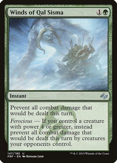 Winds of Qal Sisma Fate Reforged Magic card