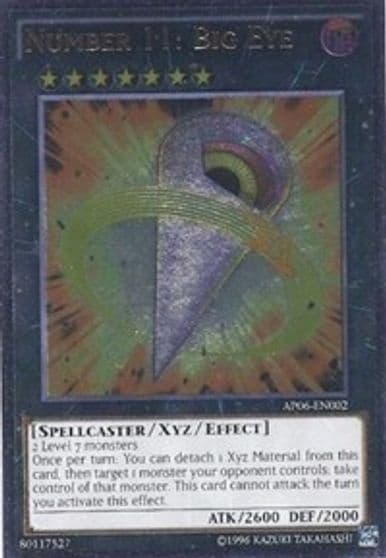 Number 11 Big Eye UTR Astral Pack 6 Yu-Gi-Oh! card