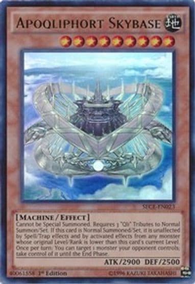 Apoqliphort Skybase Secrets of Eternity Yu-Gi-Oh! card