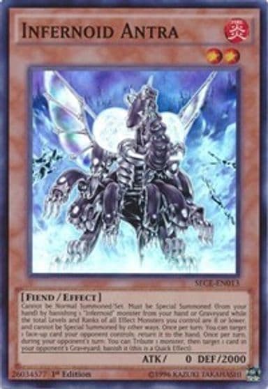Infernoid Antra Secrets of Eternity Yu-Gi-Oh! card
