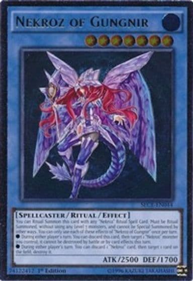 Nekroz of Gungnir UTR Secrets of Eternity Yu-Gi-Oh! card