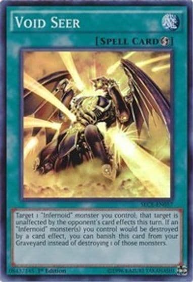 Void Seer Secrets of Eternity Yu-Gi-Oh! card