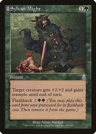 Sylvan Might Odyssey Magic card