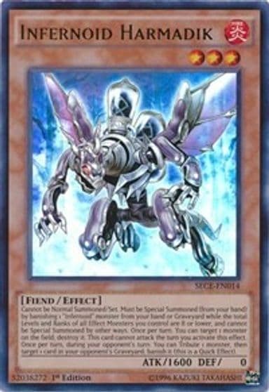 Infernoid Harmadik Secrets of Eternity Yu-Gi-Oh! card