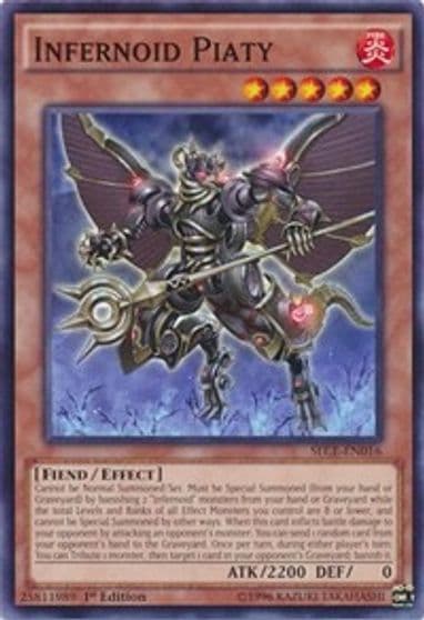Infernoid Piaty Secrets of Eternity Yu-Gi-Oh! card
