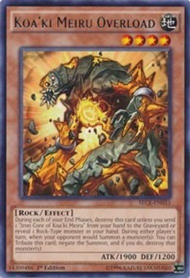 Koaki Meiru Overload Secrets of Eternity Yu-Gi-Oh! card