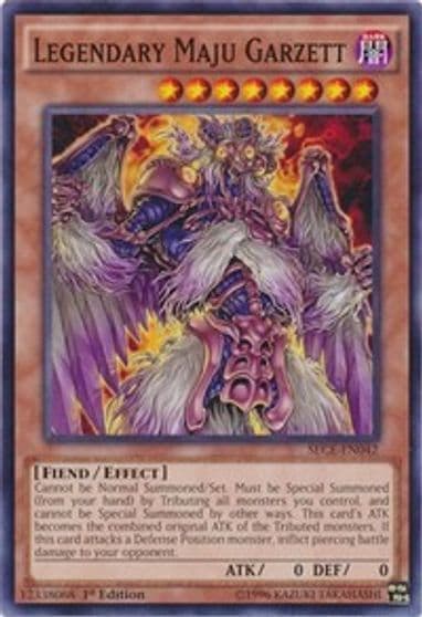 Legendary Maju Garzett Secrets of Eternity Yu-Gi-Oh! card