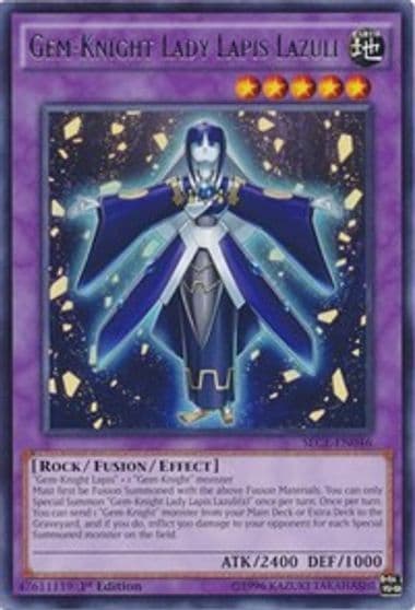 Gem Knight Lady Lapis Lazuli Secrets of Eternity Yu-Gi-Oh! card
