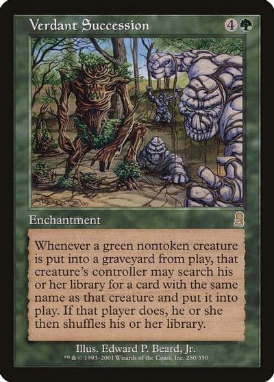 Verdant Succession Odyssey Magic card
