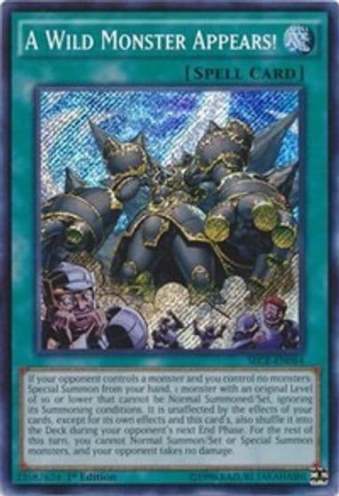 A Wild Monster Appears Secrets of Eternity Yu-Gi-Oh! card