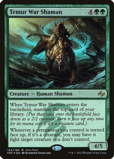 Temur War Shaman Unique and Miscellaneous Promos Magic card