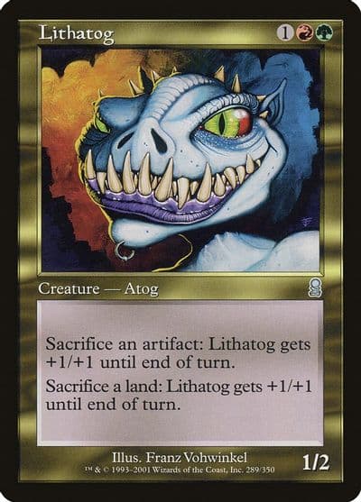 Lithatog Odyssey Magic card