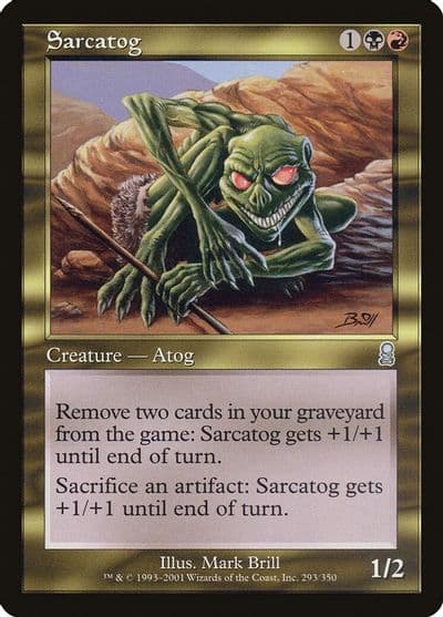 Sarcatog Odyssey Magic card