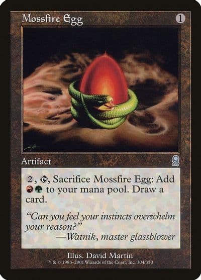 Mossfire Egg Odyssey Magic card
