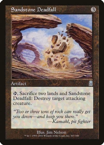 Sandstone Deadfall Odyssey Magic card