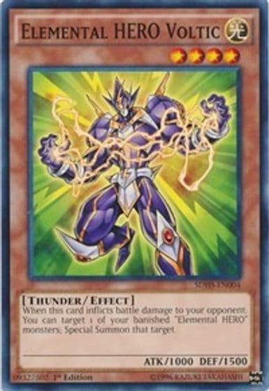 Elemental HERO Voltic Structure Deck: HERO Strike Yu-Gi-Oh! card