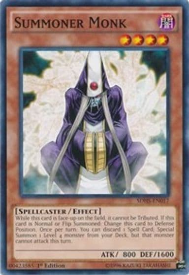 Summoner Monk Structure Deck: HERO Strike Yu-Gi-Oh! card