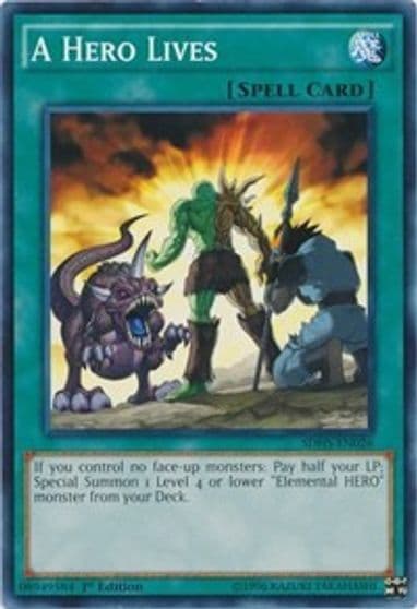 A Hero Lives Structure Deck: HERO Strike Yu-Gi-Oh! card