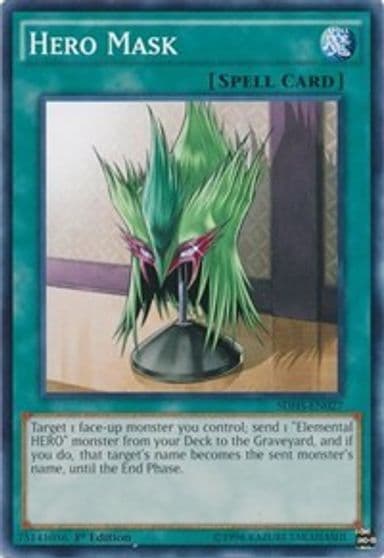 Hero Mask Structure Deck: HERO Strike Yu-Gi-Oh! card