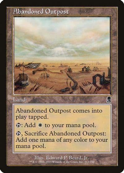 Abandoned Outpost Odyssey Magic card