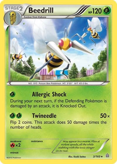 Beedrill XY - Primal Clash Pokemon card