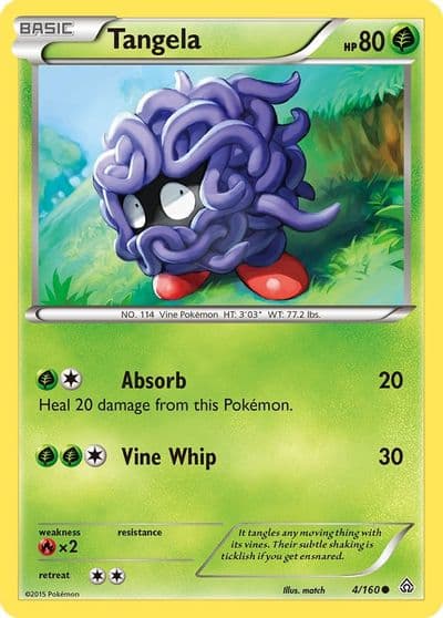 Tangela XY - Primal Clash Pokemon card