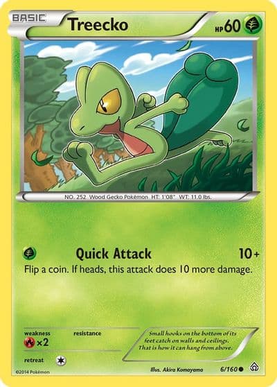 Treecko XY - Primal Clash Pokemon card