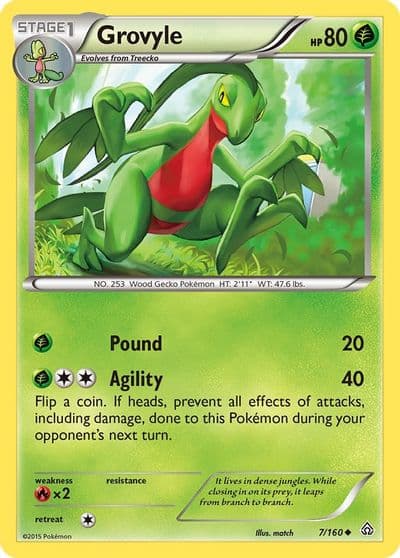 Grovyle XY - Primal Clash Pokemon card