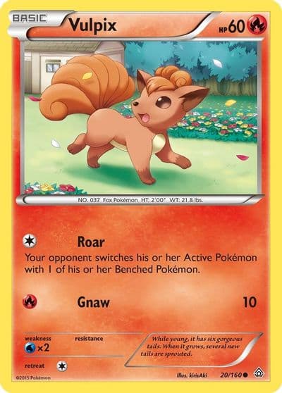 Vulpix XY - Primal Clash Pokemon card