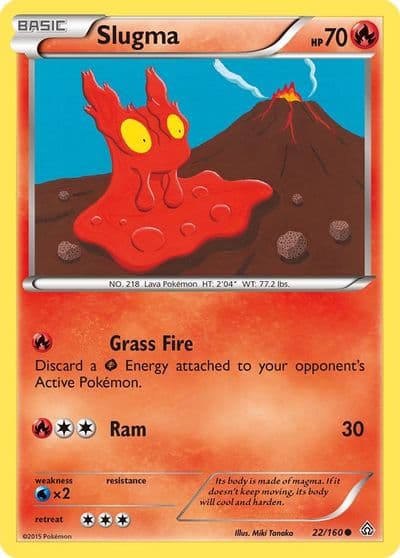 Slugma XY - Primal Clash Pokemon card