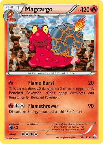 Magcargo XY - Primal Clash Pokemon card