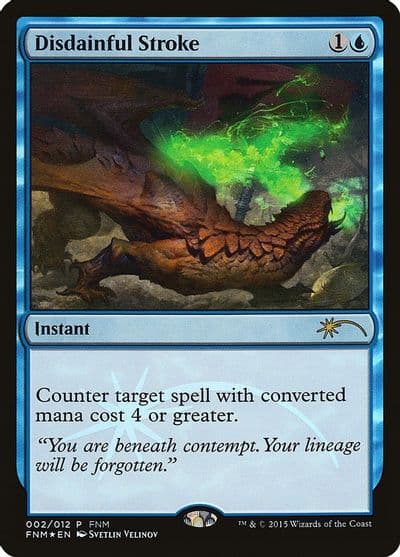 Disdainful Stroke FNM Promos Magic card