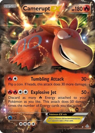 Camerupt EX XY - Primal Clash Pokemon card