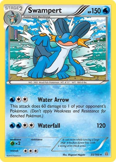 Swampert XY - Primal Clash Pokemon card